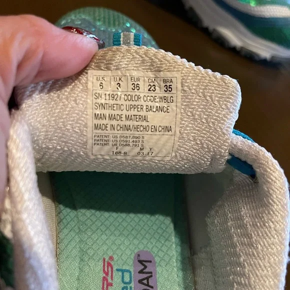 Skechers Womens D'Lites - size 6, wore once. NO box - Picture 5 of 6